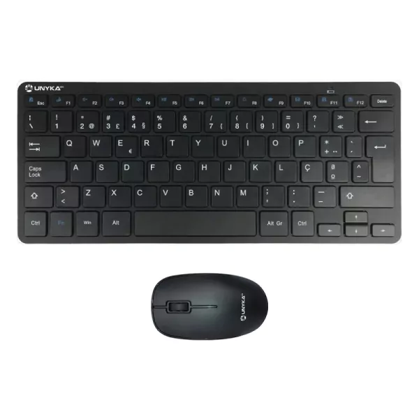 Combo Mini Teclado + Rato Unykach Wireless PT