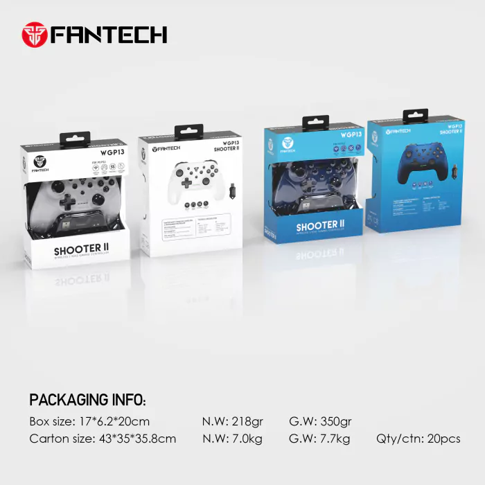 Gamepad Fantech Shooter II WGP13 Wireless - Imagem 2
